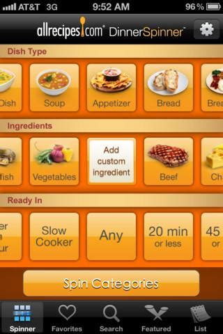 dinner roulette|dinner spinner allrecipes.